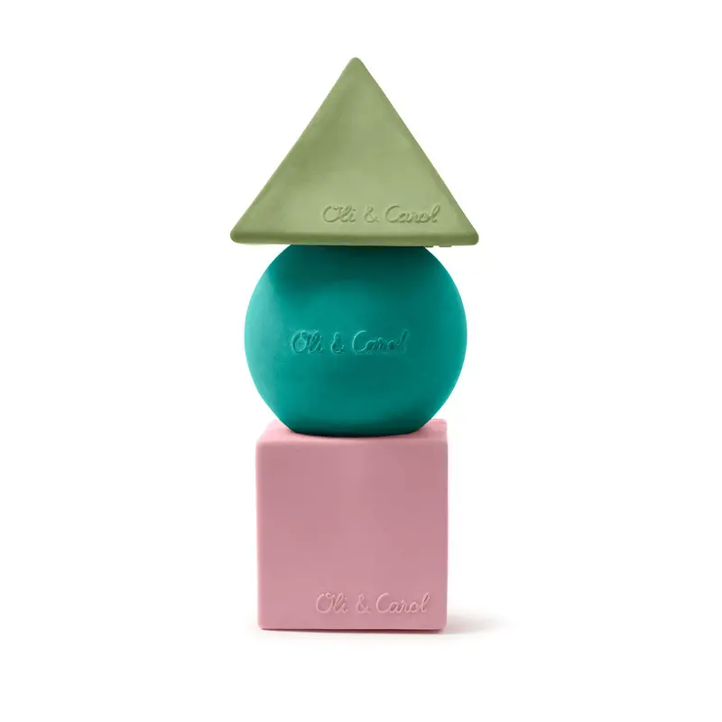 Oli & Carol X Bauhaus Movement Floating Geometric Blocks Pastel 1