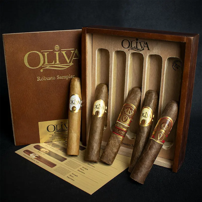 Oliva Nicaraguan Robusto Cigars Sampler - Box Of 5 1