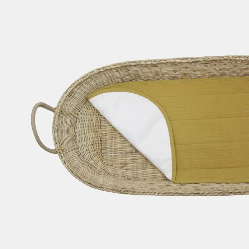 Olli Ella Luxe Organic Cotton Liner - Mustard 1