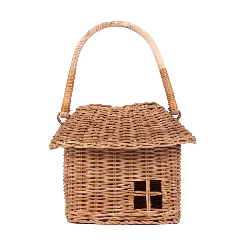 Olli Ella Rattan Hutch Small Basket 1