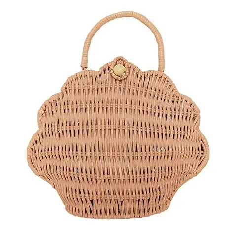 Olli Ella Shell Purse - Rose 1