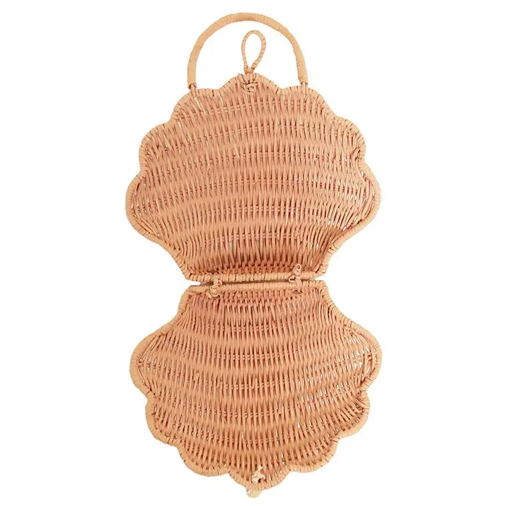 Olli Ella Shell Purse - Rose 2