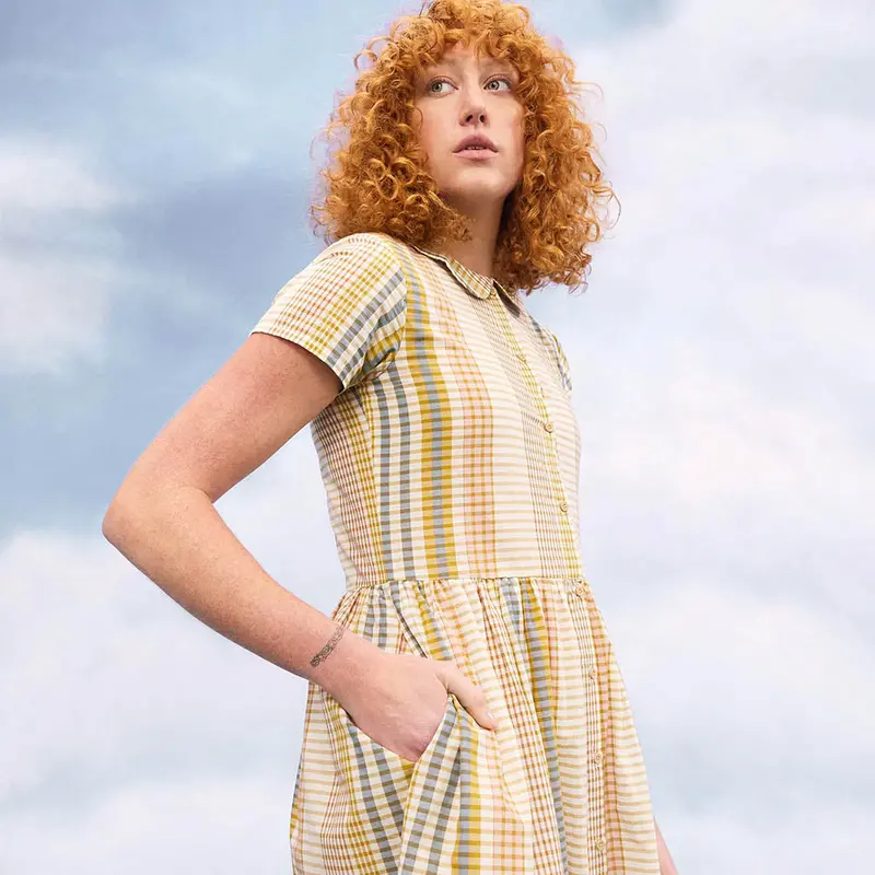 Olli Ella Soolip Organic Cotton Dress - Horizon Stripes 2