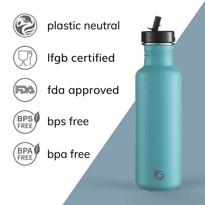 One Green Bottle 800Ml Tough Canteen - Sports Cap 3
