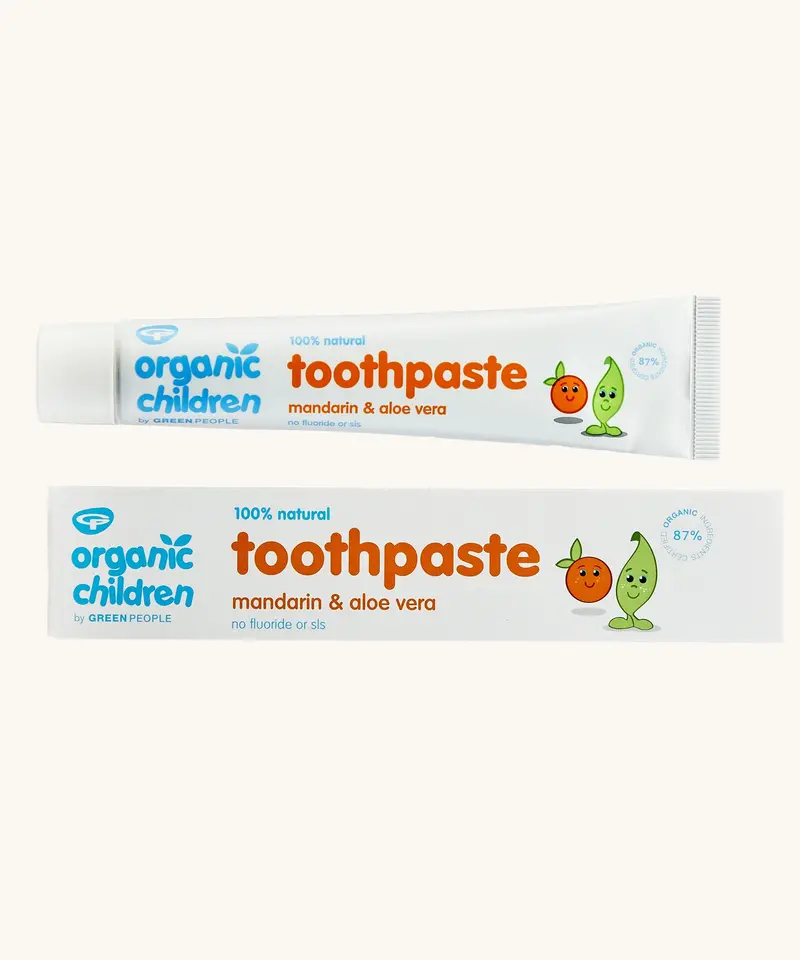 Organic Babies Toothpaste Mandarin & Aloe Vera 1