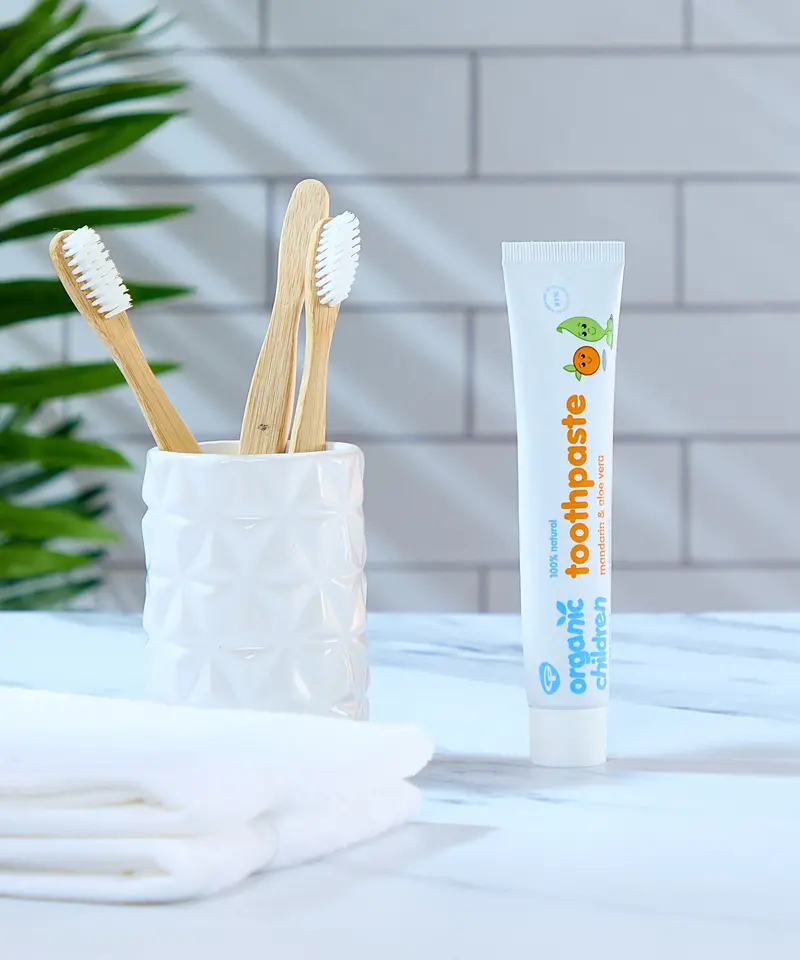 Organic Babies Toothpaste Mandarin & Aloe Vera 2