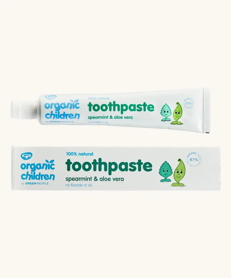 Organic Babies Toothpaste Spearmint & Aloe Vera 1