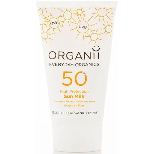 Organii Spf50 Sun Milk 125Ml 1