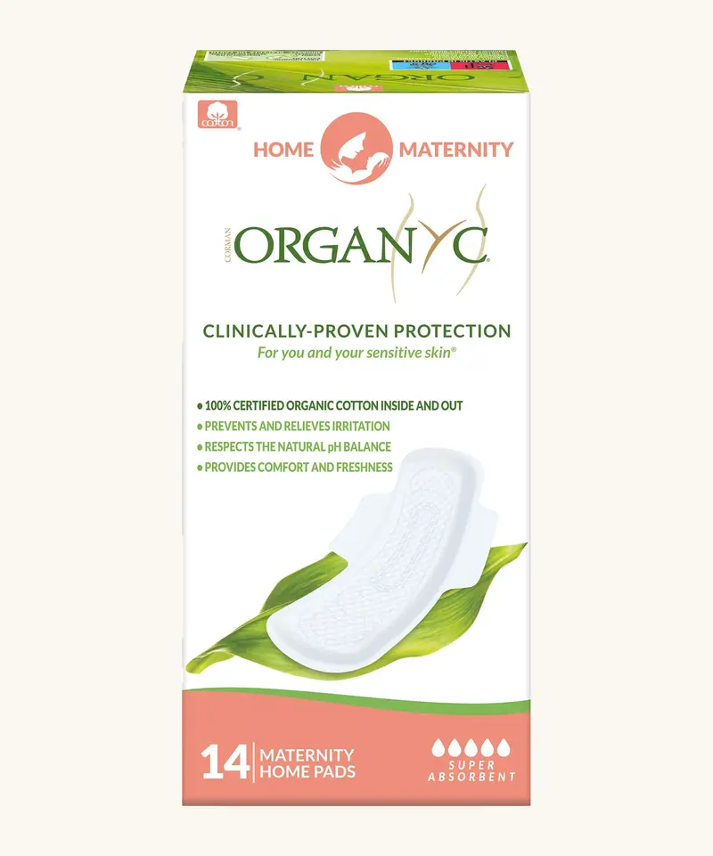 Organyc 14 Home Maternity Pads 1