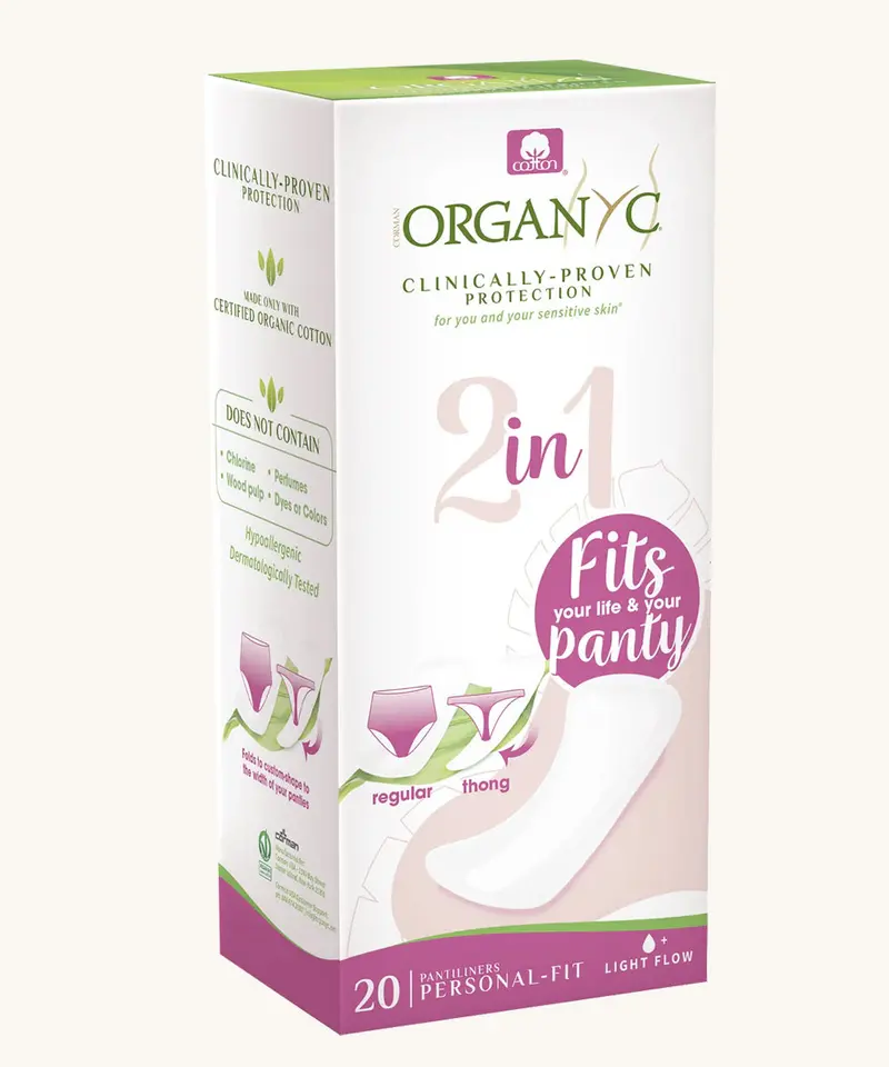 Organyc 20 Panty Liners - 2 In 1 1