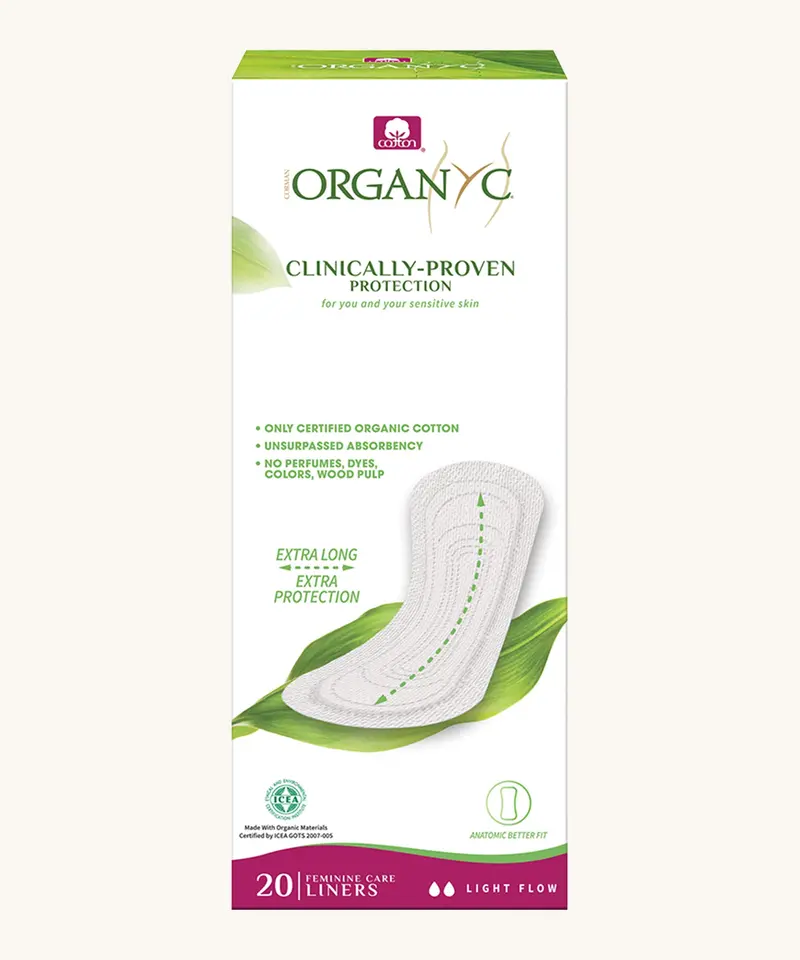 Organyc 24 Light Flow Panty Liner Sanitary Pads 1