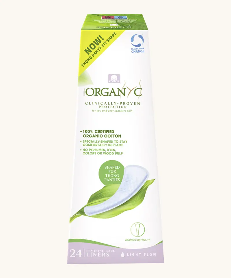 Organyc 24 Thong Panty Liners - Light Flow 1