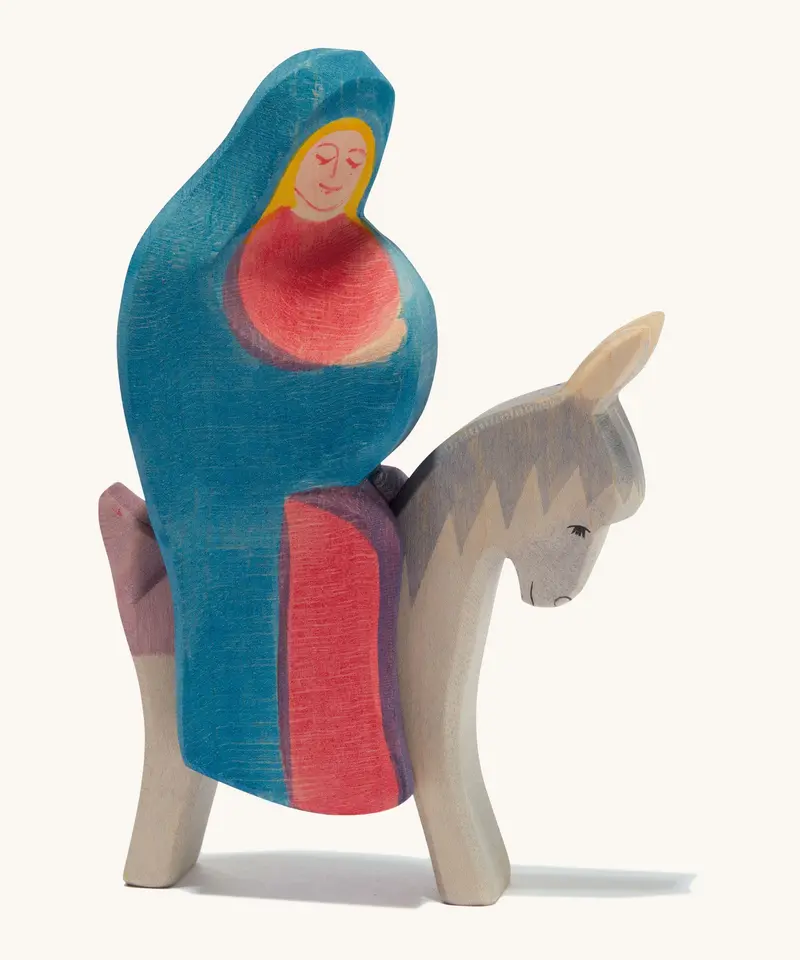 Ostheimer Mary On Donkey - 2 Pieces 1