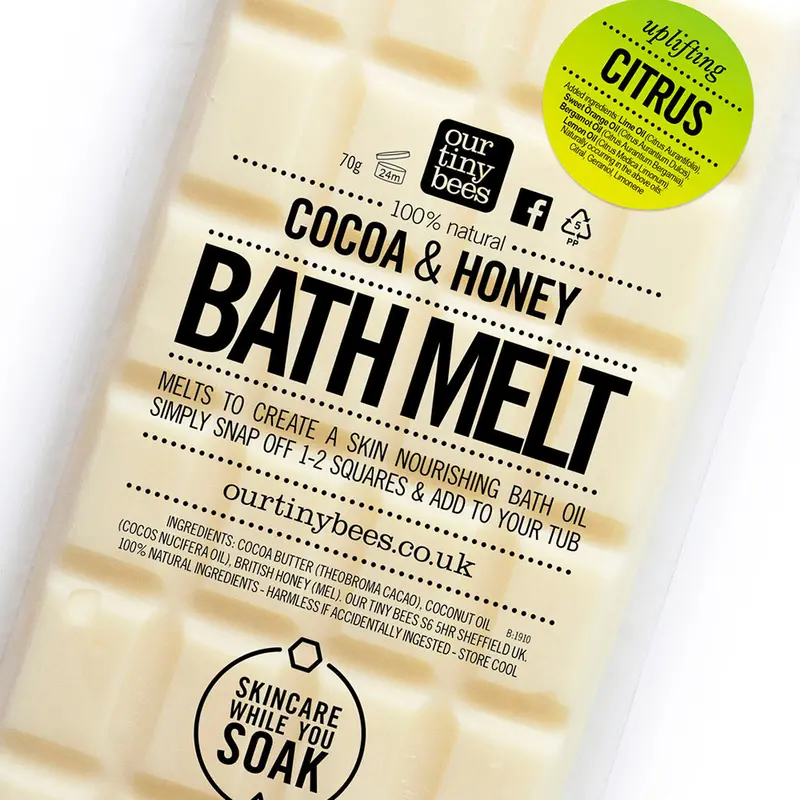 Our Tiny Bees Citrus Bath Melt 2