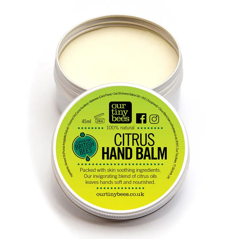 Our Tiny Bees Citrus Beeswax Hand Balm 1