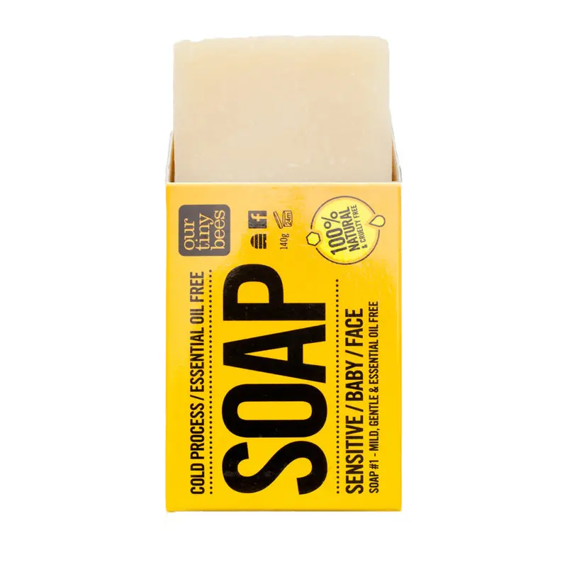 Our Tiny Bees Cold Pressed #1 Soap For Sensitive Skin 1