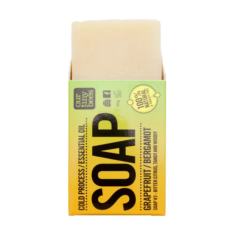 Our Tiny Bees Cold Pressed #3 Lemon Soap 1