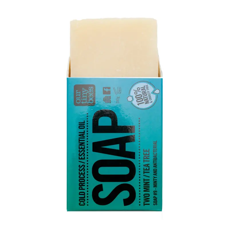 Our Tiny Bees Cold Pressed #9 Tea Tree Soap 1