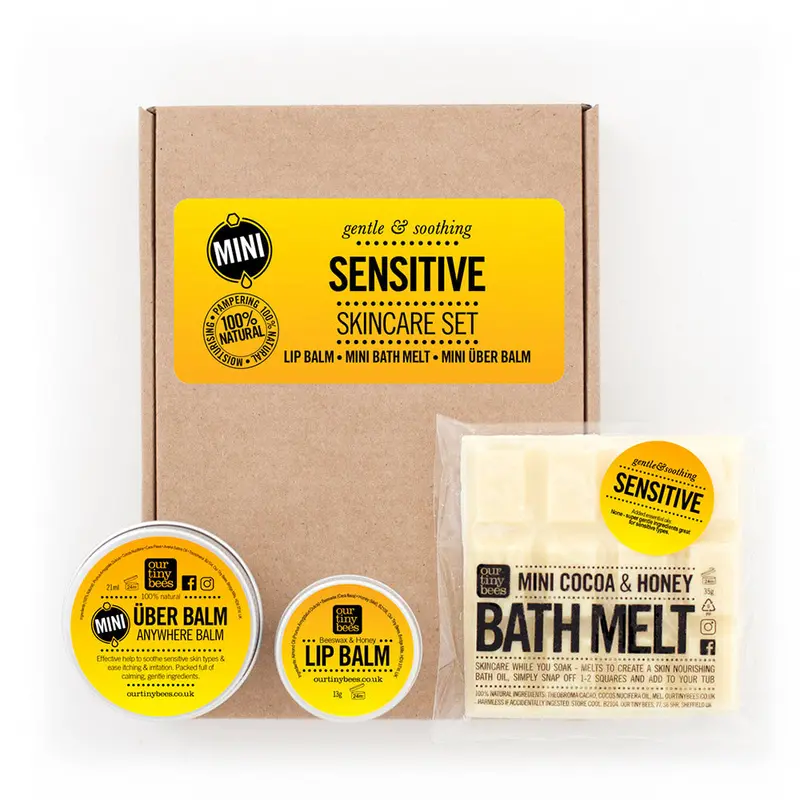 Our Tiny Bees Mini Sensitive Skincare Gift Set 1