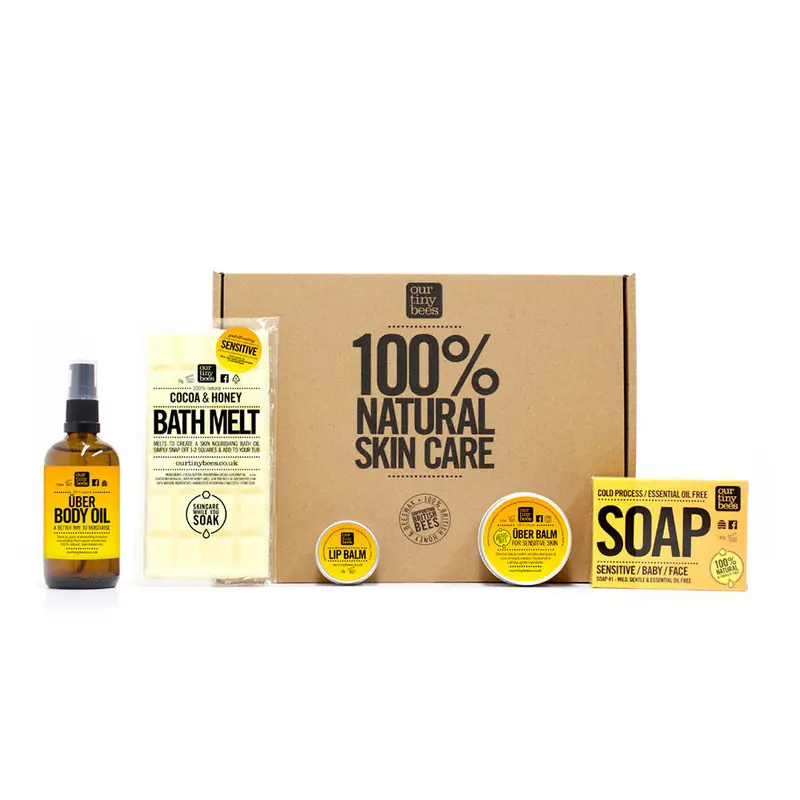 Our Tiny Bees Sensitive Large Skincare Gift Set 1
