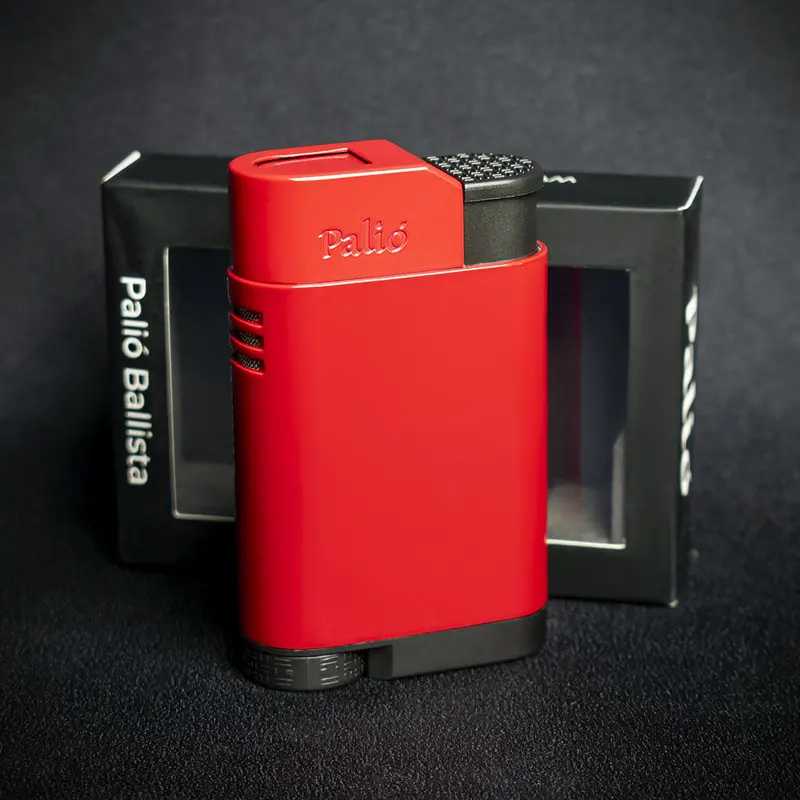 Palio Ballista Single Jet Cigar Lighter - Red 1