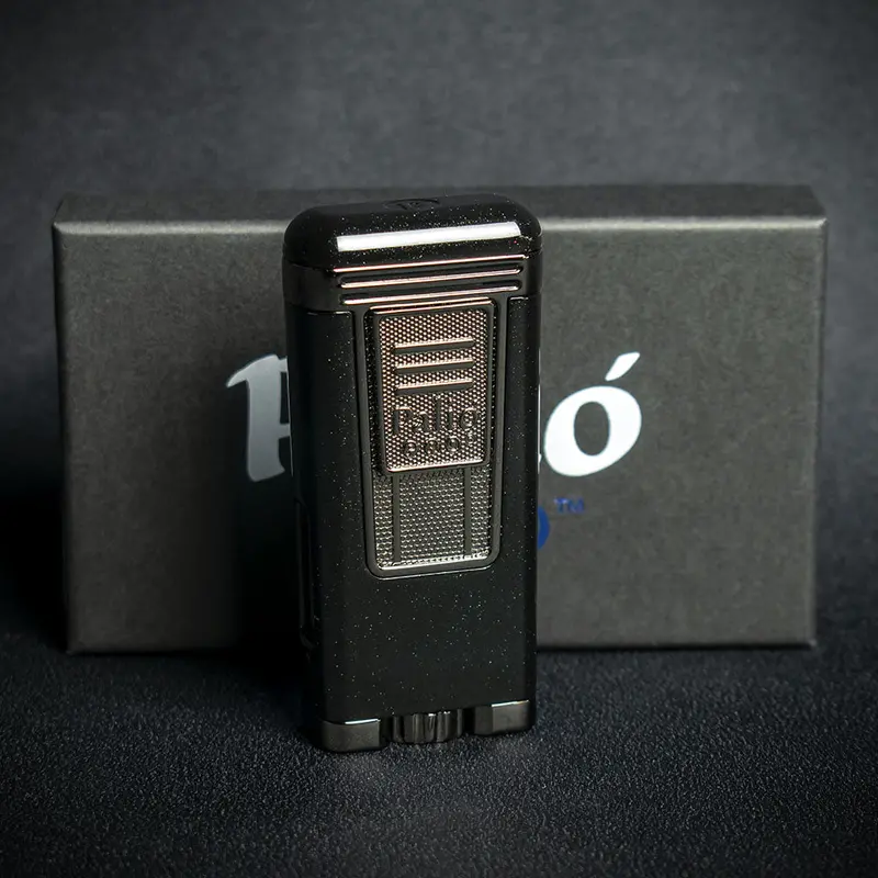 Palio Polaris Triple Flame Cigar Lighter - Black 1
