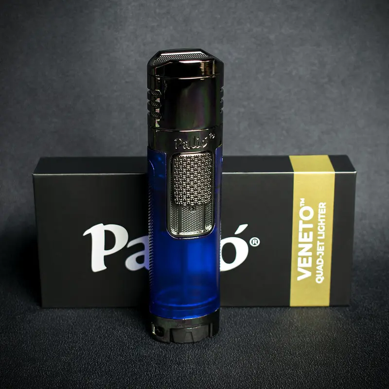 Palio Veneto Quad Flame Cigar Lighter - Blue 1