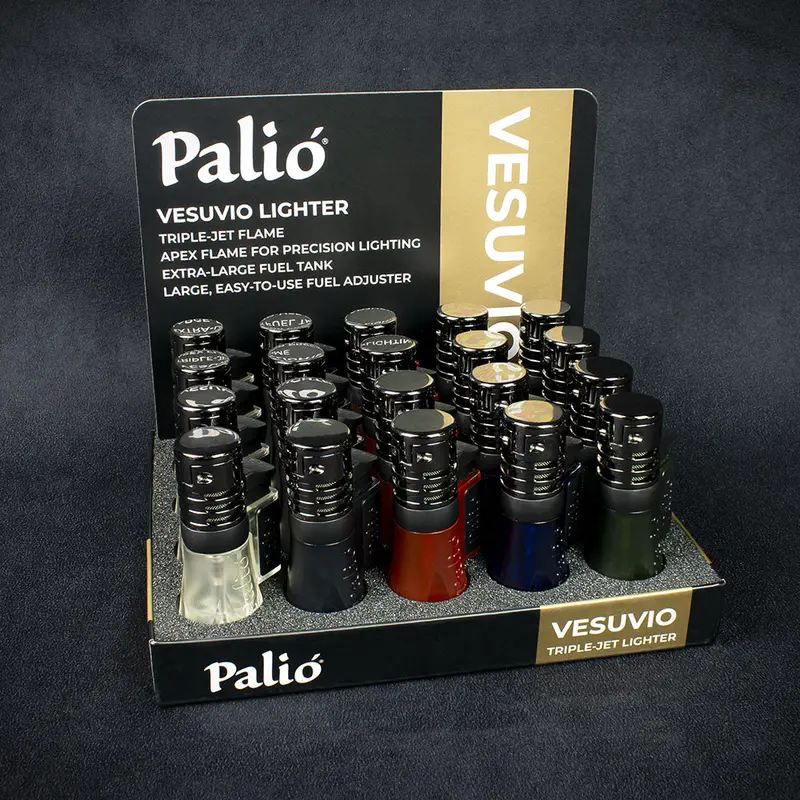 Palio Vesuvio Triple Jet Flame Lighter - Assorted Colours 1