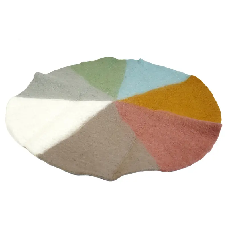 Papoose Toys 90Cm Earth Rainbow Mat 2