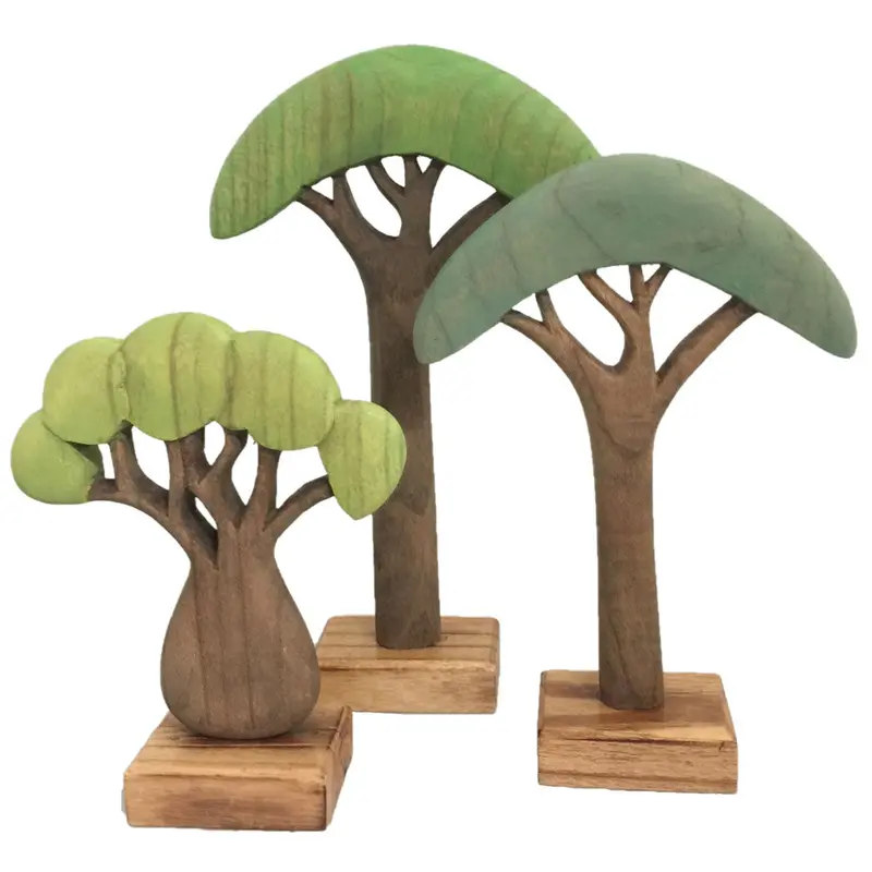 Papoose Toys Coloured African Trees 1
