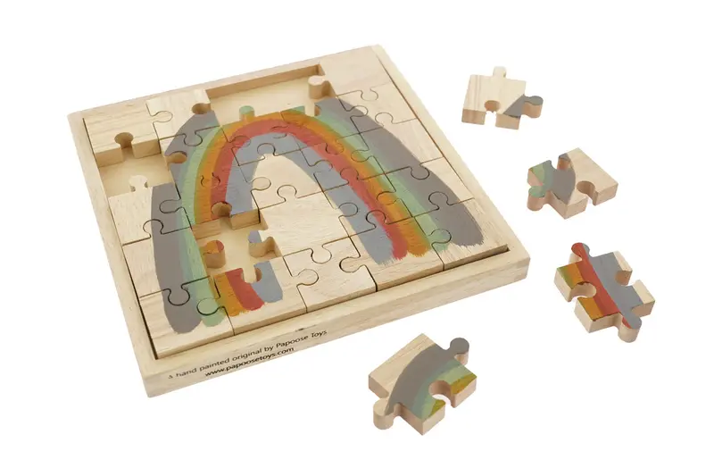 Papoose Toys Earth Rainbow Jigsaw Puzzle - 25 Pieces 2