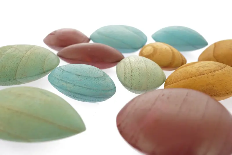 Papoose Toys Earth Wood Pebbles 2