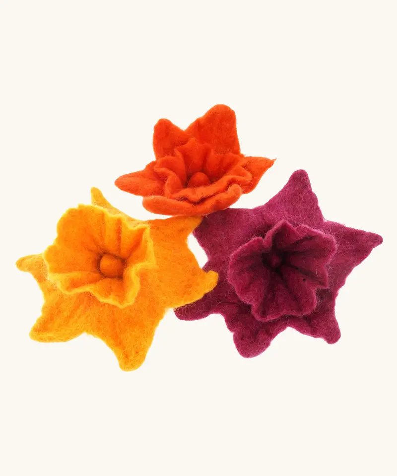 Papoose Toys Individual Felt Daffodils 1
