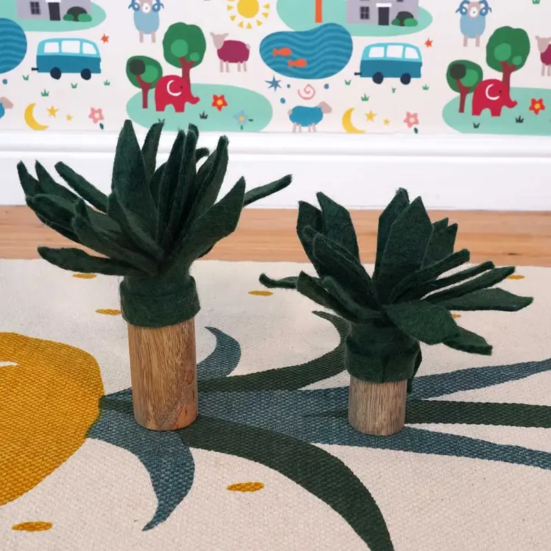 Papoose Toys Palm Tree Set 2