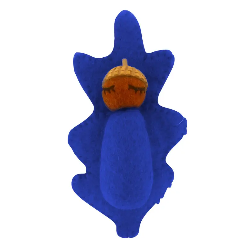 Papoose Toys Rainbow Acorn Baby - Blue 1