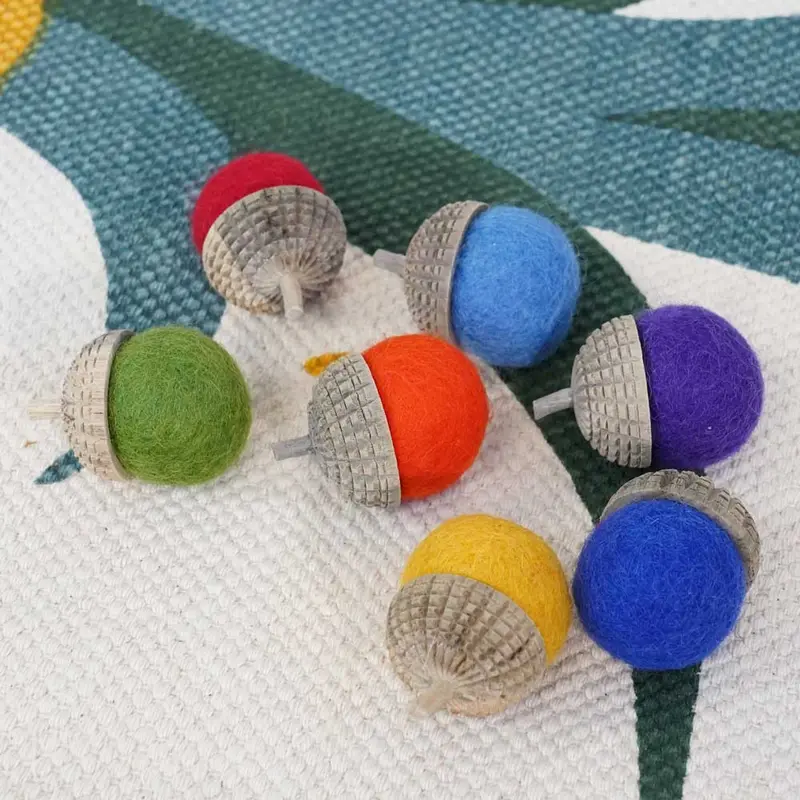 Papoose Toys Rainbow Acorns 2
