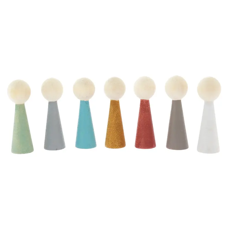 Papoose Toys Wooden Earth People 1