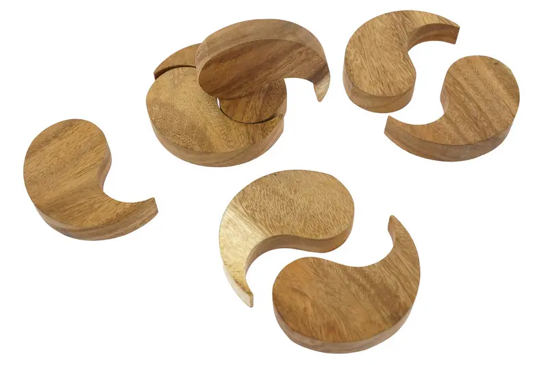 Papoose Toys Wooden Yim Yams - Natural 2