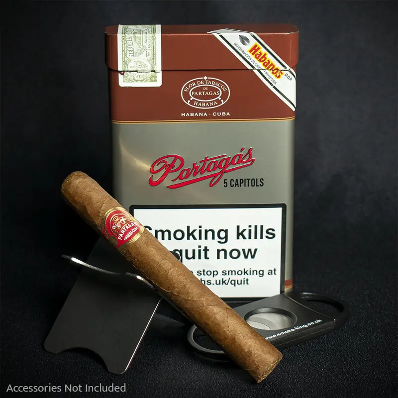 Partagas Capitols Linea Retro Cuban Cigars - Tin Of 5 1