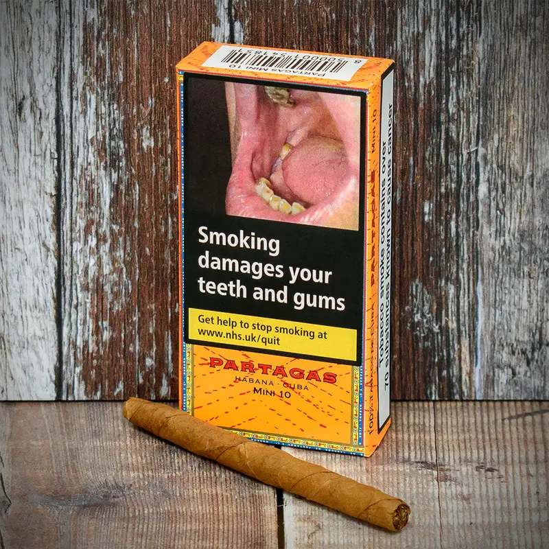 Partagas Mini Cuban Cigarillos - 10 Pack 1