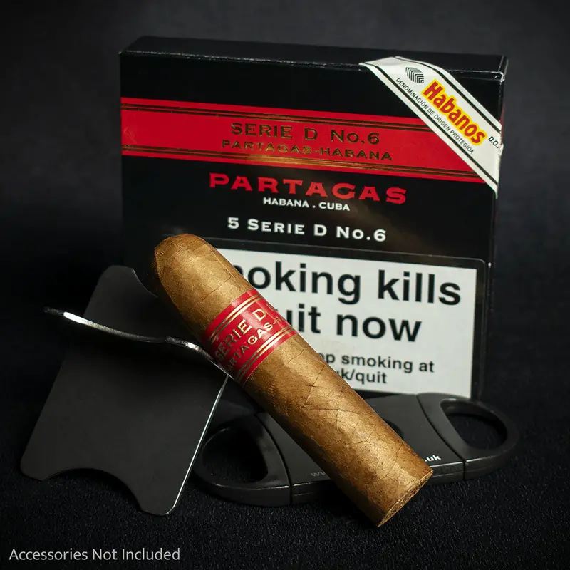 Partagas Serie D No.6 Cuban Cigars - Pack Of 5 2