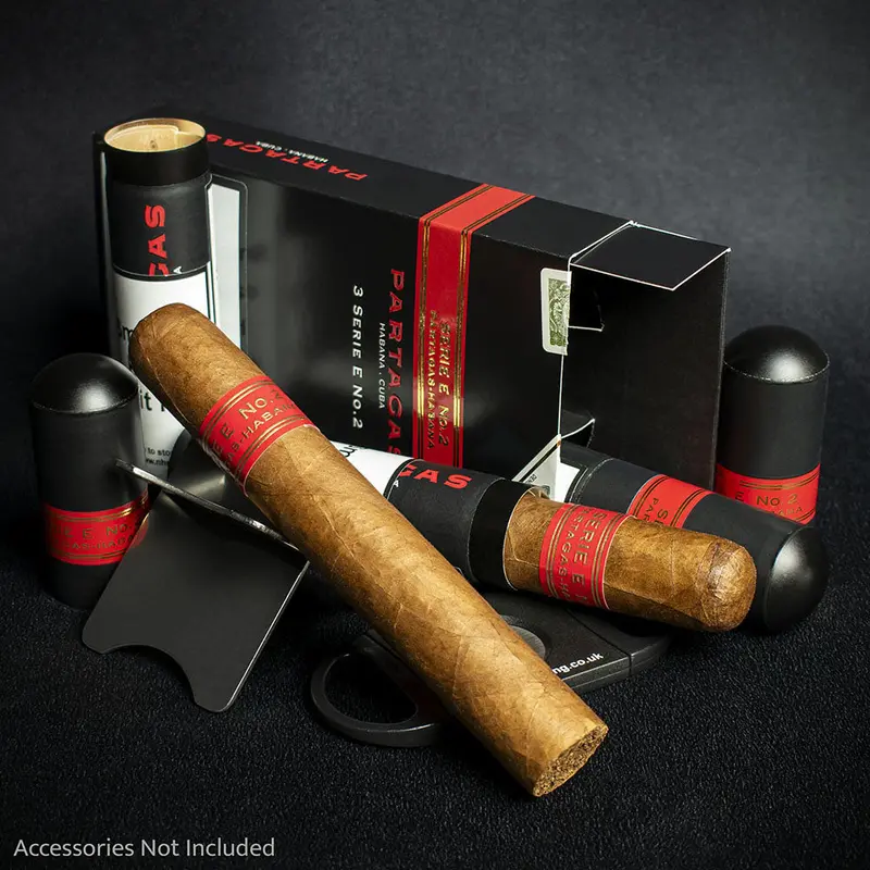Partagas Serie E No.2 Tubos Cuban Cigars - Pack Of 3 1