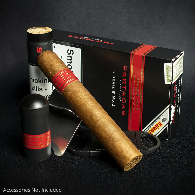 Partagas Serie E No.2 Tubos Cuban Cigars - Pack Of 3 2