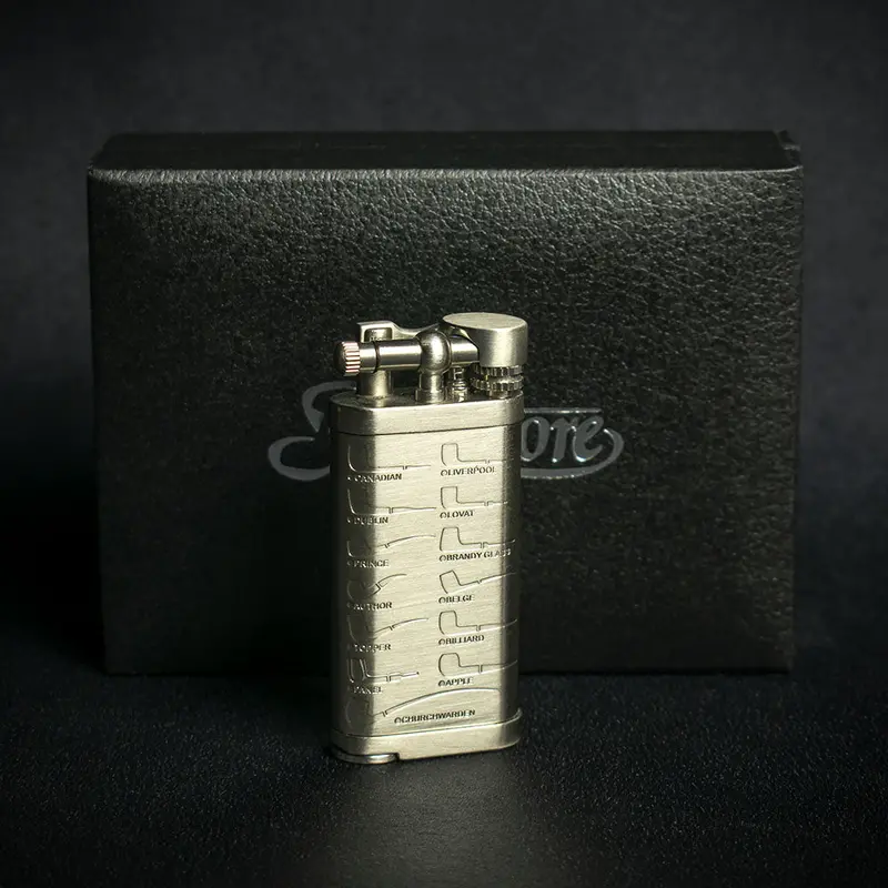 Passatore Leonard Pipe Lighter - Nickel Satin 1
