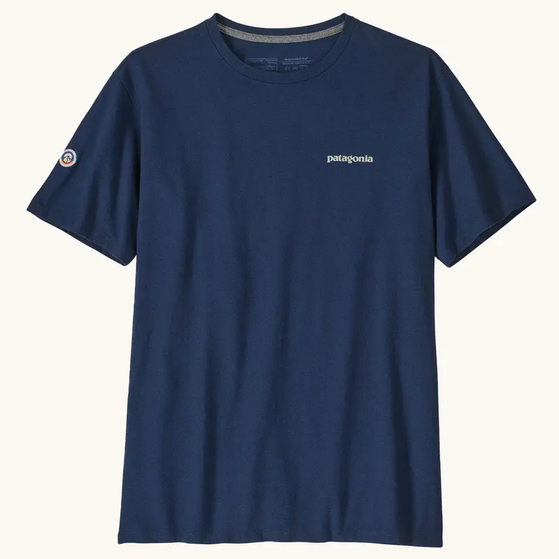Patagonia Adult Fitz Roy Icon Responsibili-Tee - Lagom Blue 1