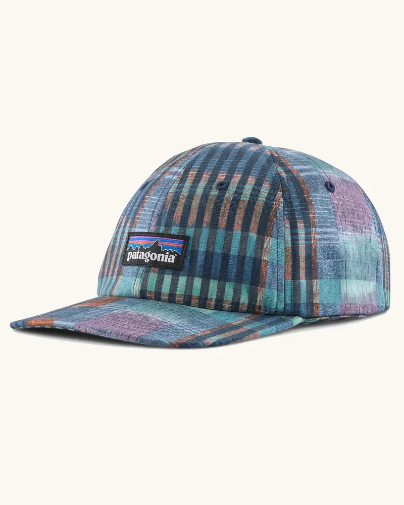Patagonia Adult P-6 Label Trad Cap - Melt Away / Still Blue 1