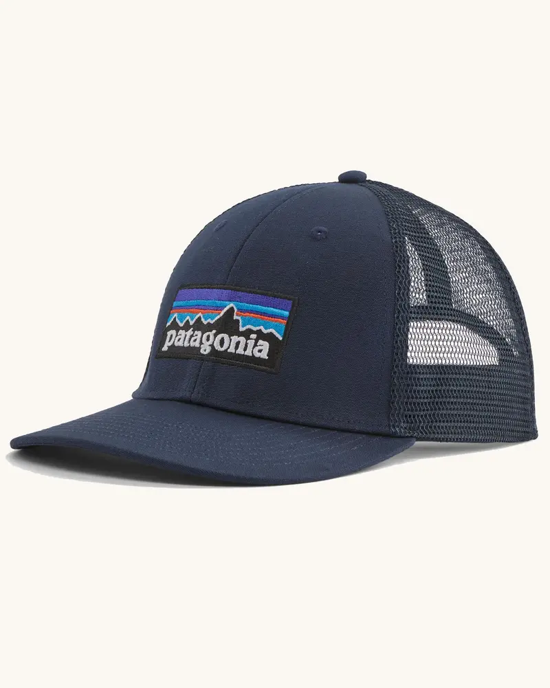 Patagonia Adult P-6 Logo Lopro Trucker Hat - New Navy 1