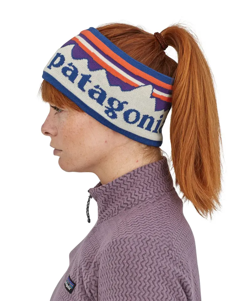 Patagonia Adult Powder Town Headband - Birch White 2