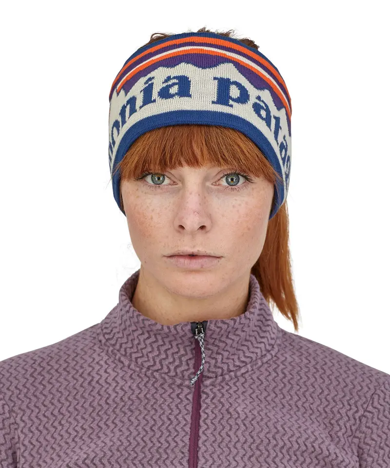Patagonia Adult Powder Town Headband - Phosphorus Green 2