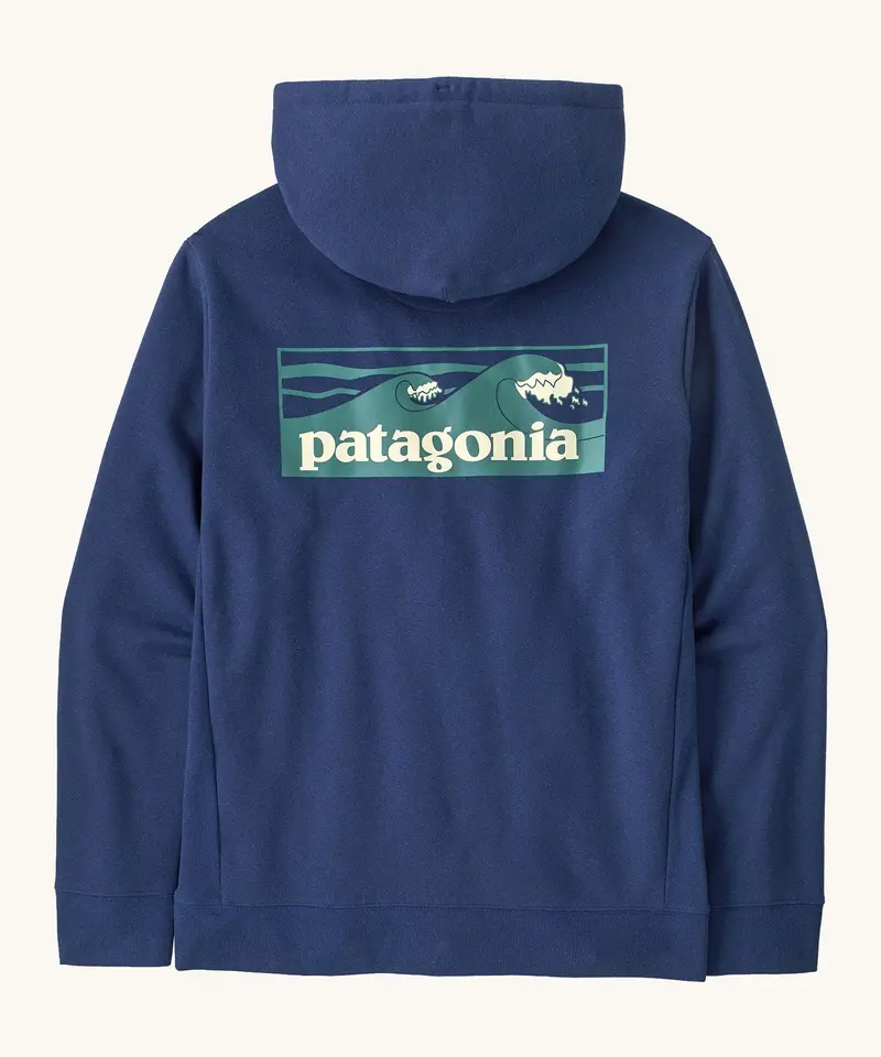 Patagonia Adult Uprisal Hoody - Boardshort Logo / Clement Blue 1